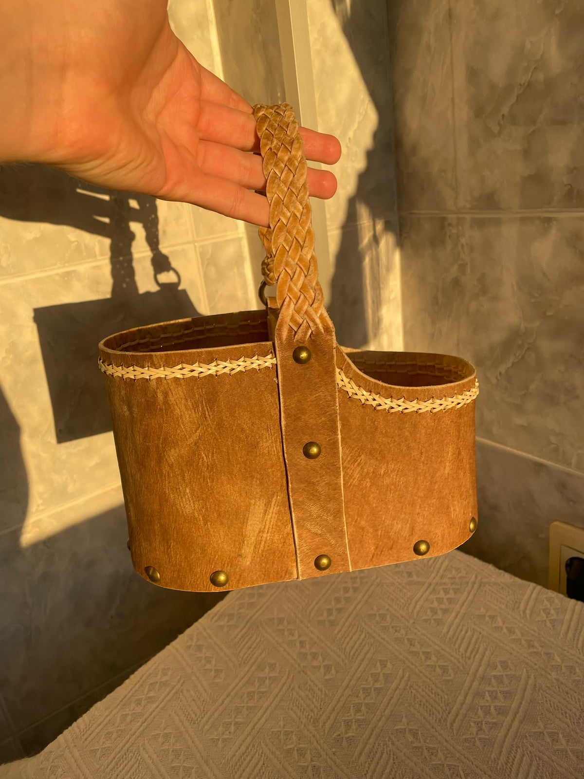 Matera de Cuero Crudo Clásica
