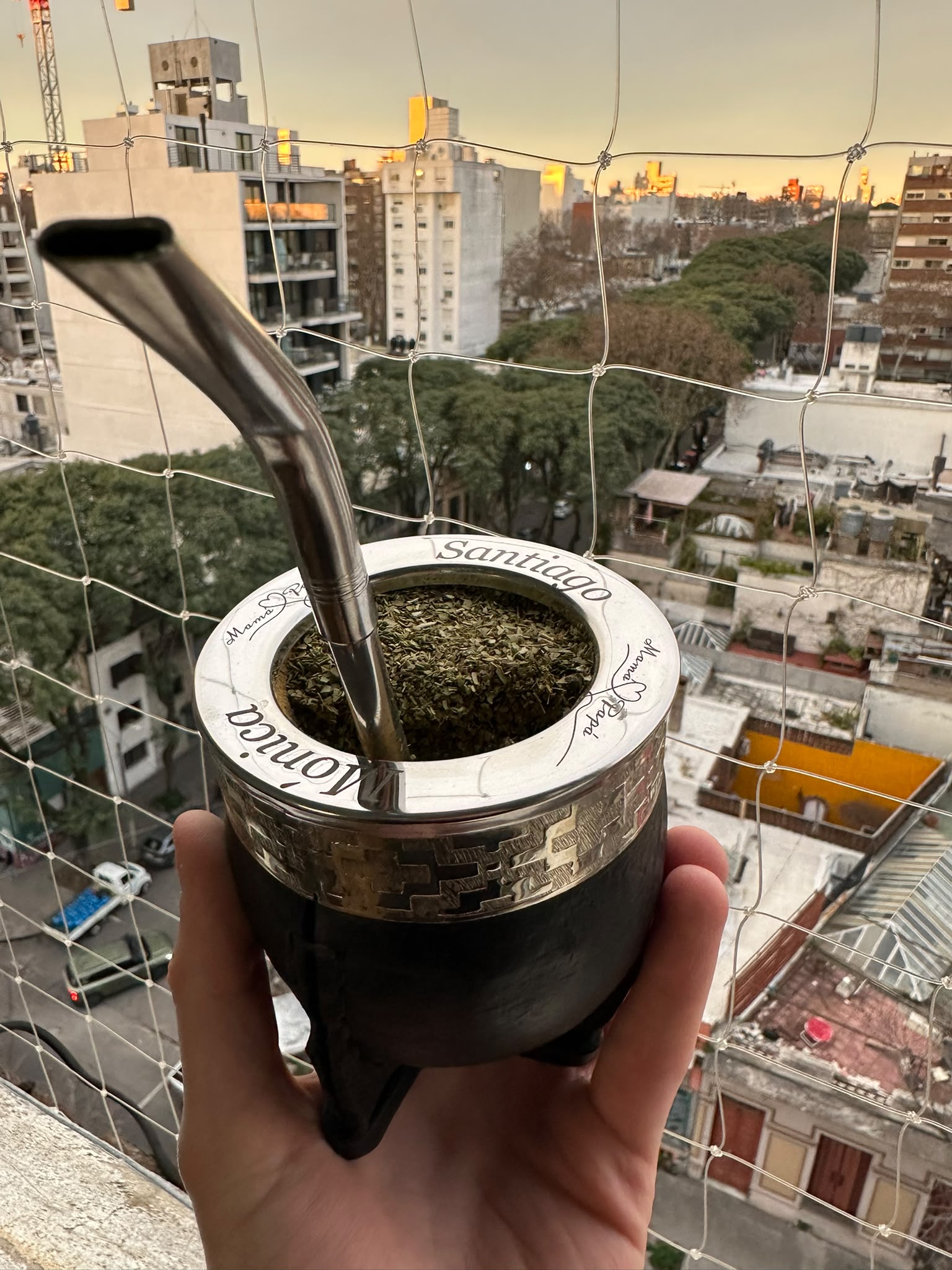 Mate imperial + grabado láser